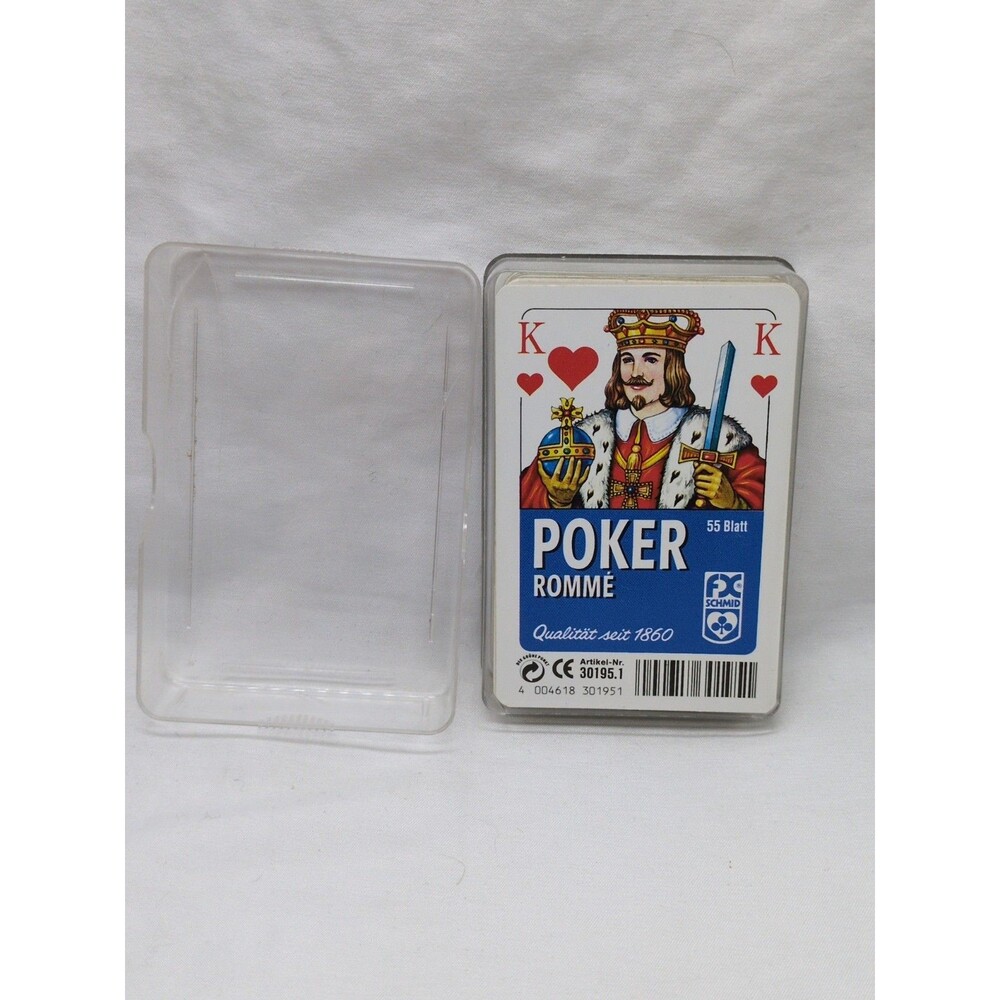 Poker Romme 55 Blatt Playing Card Deck
